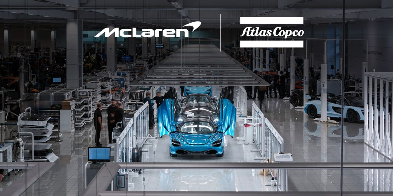 McLaren Automotive confirms Atlas Copco as ‘Official Smart Tooling Supplier’