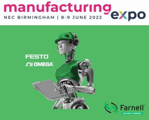 Farnell to exhibit with Festo and Omega at Manufacturing Expo 2022