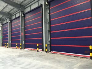 A Hart Door Systems Waste to Energy door installation