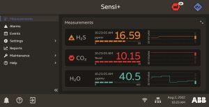 ABB Sensi user interface