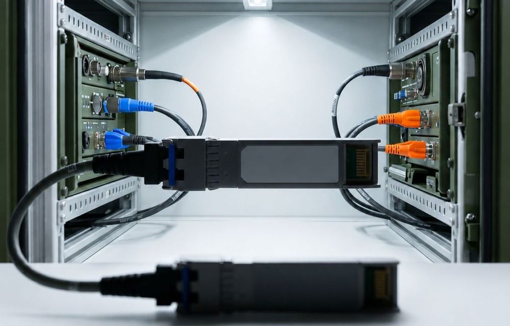 Bidirectional fibre communication in defence drones