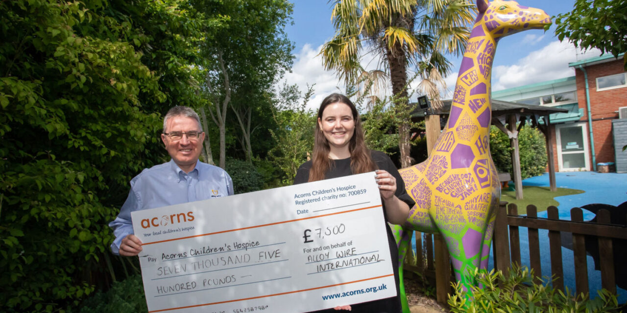 AWI hits £30,000 ‘Wired for Good’ milestone with Acorns donation
