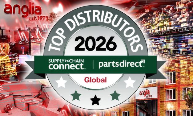 Anglia Components secures Top 50 global ranking in electronics distribution list