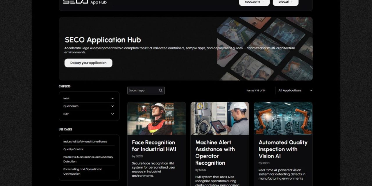 SECO launches its new Application Hub