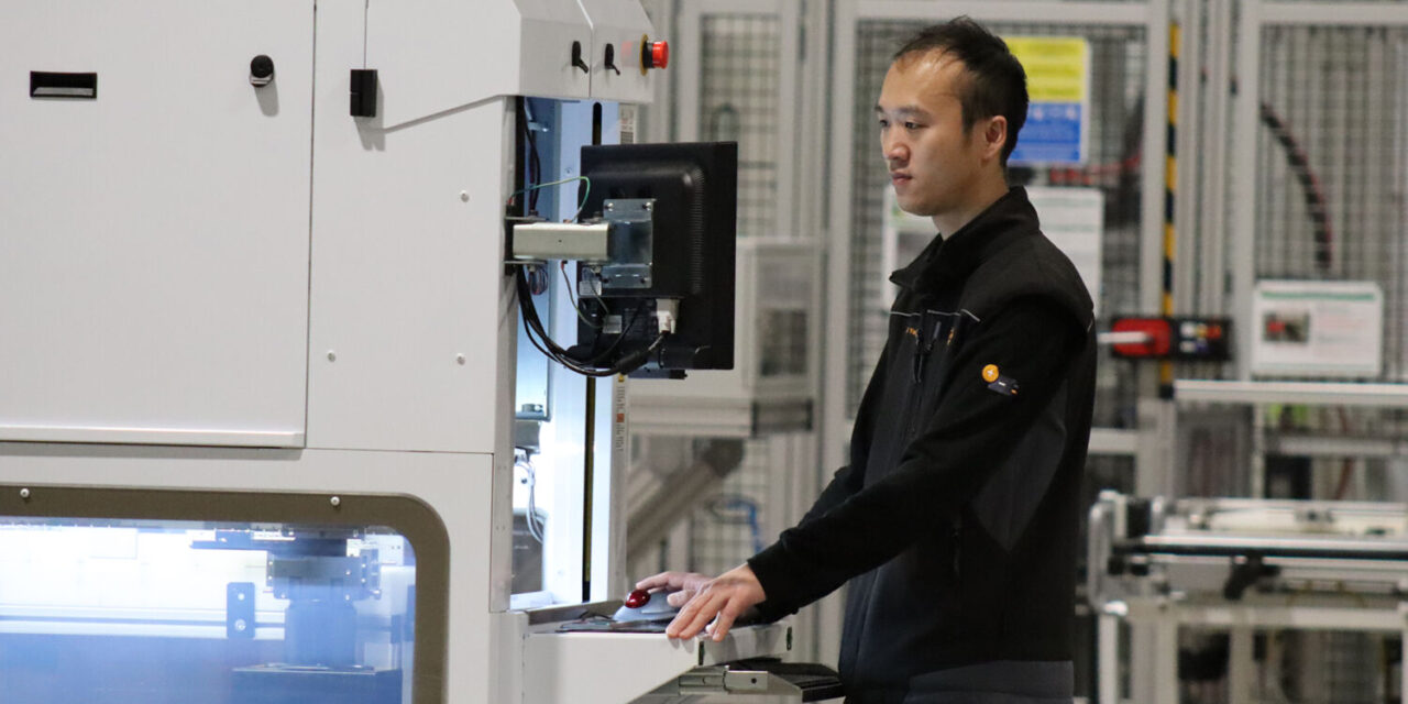The UK Battery Industrialisation Centre offers and develops wirebonding using Asterion wedge bonder