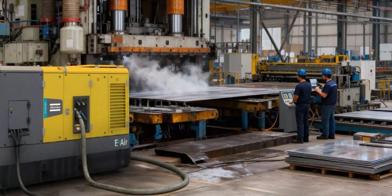 The critical role of reliable compressed air systems in metal manufacturing