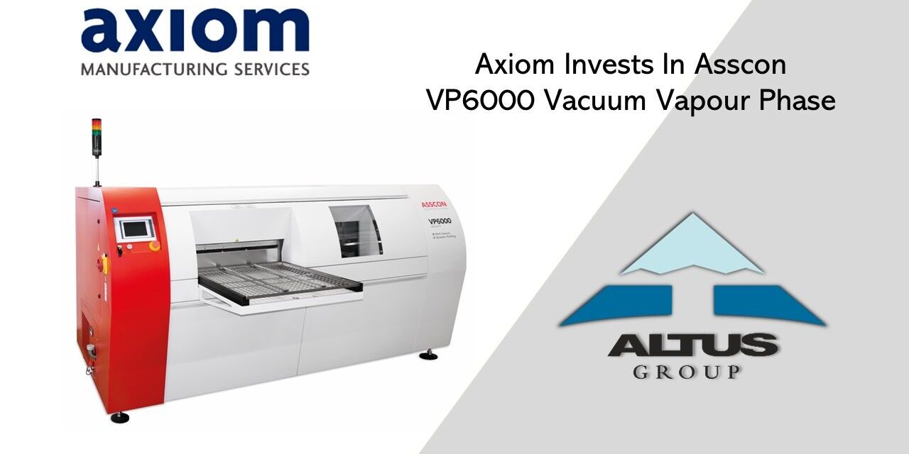 Altus recommends advanced vapour phase soldering to increase manufacturers’ production capacity