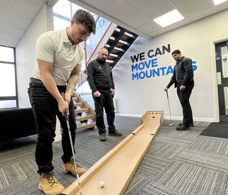 Hole in one as Lesters and Loughborough University deliver new Boccia ramp and golf game
