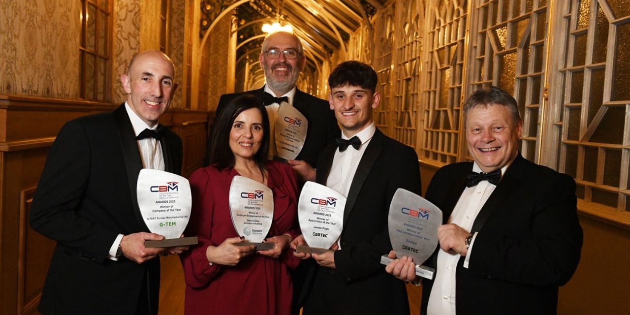 Metal stars recognised at the Confederation of British Metalforming Awards