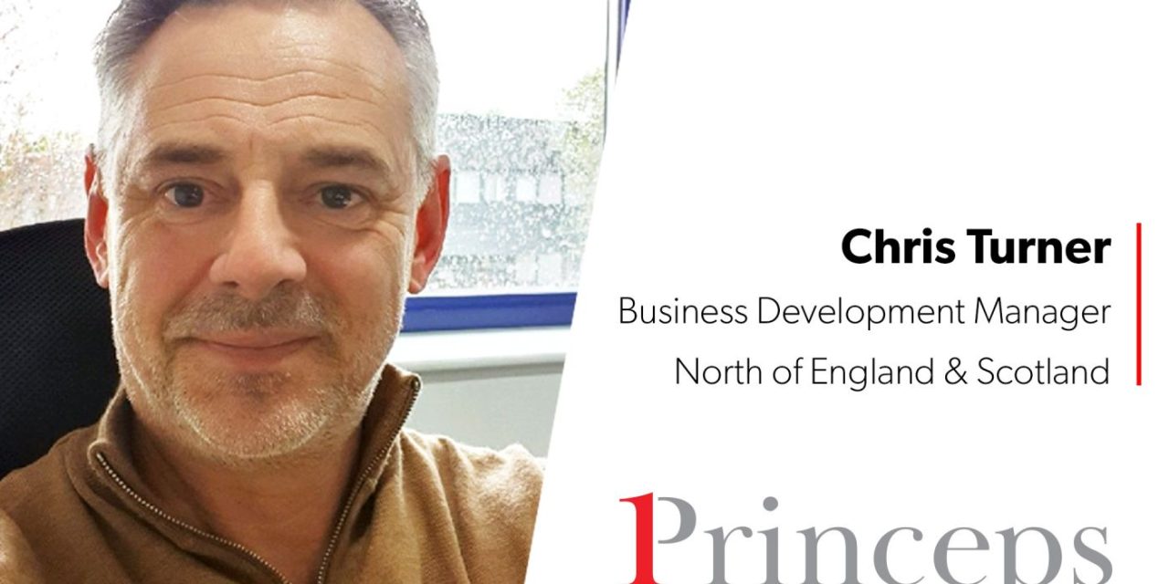 Princeps appoints Chris Turner as business development manager for North of England & Scotland as demand for fully traceable EEE components continues to surge