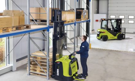 Clark takes lithium-ion high-lift forklifts to the next level