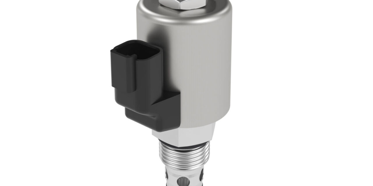 Danfoss Power Solutions’ new SLP13 solenoid cartridge valve delivers more flow while consuming less power