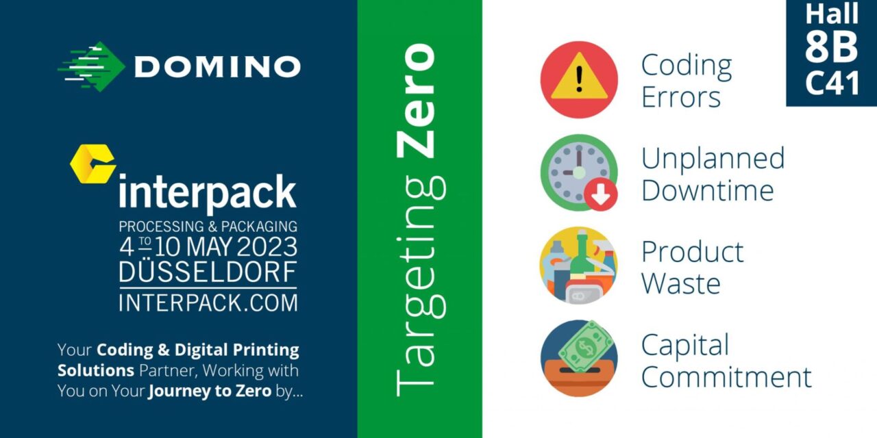 Domino Printing Sciences to showcase solutions to support manufacturers on ‘Journey to Zero’ at interpack 2023