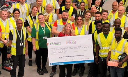 Farnell donates more than £3000 to Leeds charity