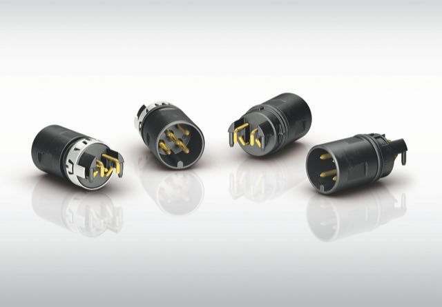 Midmount instead of surface-mounted: binder expands the M12 portfolio with angled PCB connectors