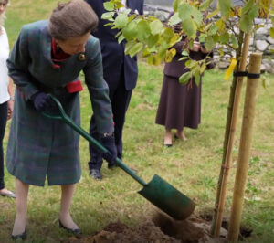 HRH Princess Royal Alder Tree Planting Vision Engineering