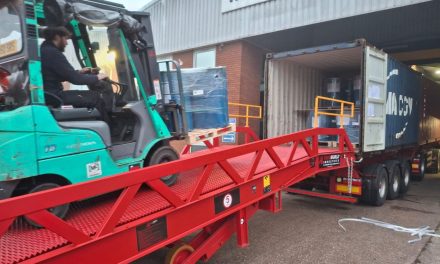 Thorworld ramp helps Hubergroup to streamline its unloading operation