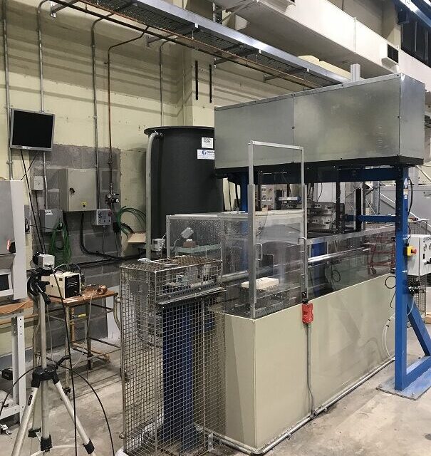 High Pressure Water Descaling pilot facility in steel manufacturing makes use of Micro-Epsilon thermal imaging cameras