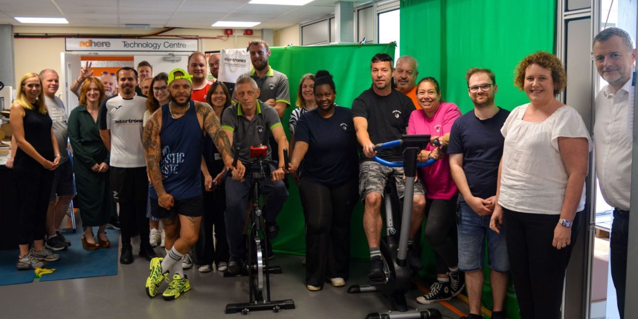 Intertronics raises more than £5,000 for Emmaus Oxford with cycling fundraiser