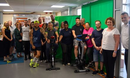 Intertronics raises more than £5,000 for Emmaus Oxford with cycling fundraiser