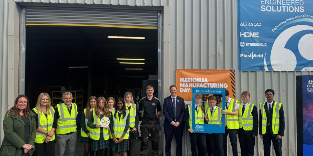 Acres Engineering opened up the shop floor to 170 young people on National Manufacturing Day