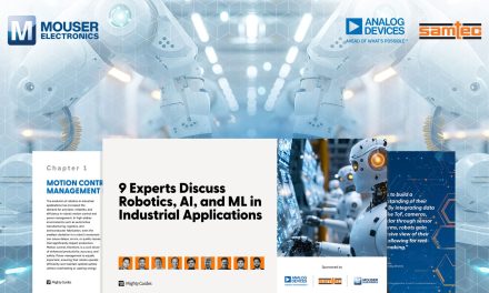 Mouser Delivers Expert Perspectives on Robotics, AI and ML in New eBook from Analog Devices and Samtec