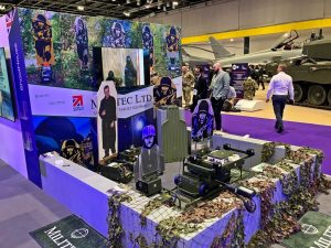 Made in Britain member Militec Ltd's stand at DSEI 2025