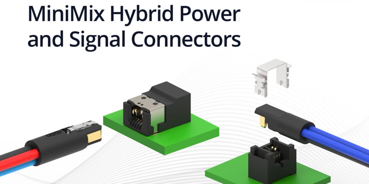 Molex introduces MiniMix Hybrid Power and Signal Connectors