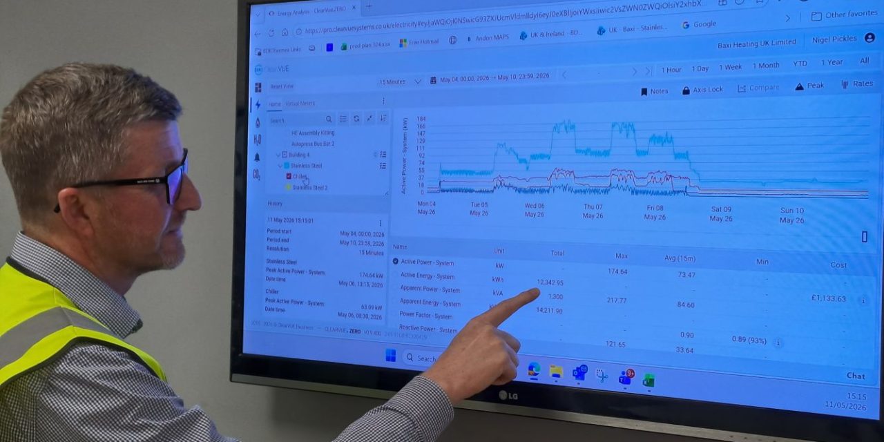 Baxi slashes electricity consumption at Preston manufacturing site
