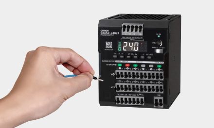 OMRON’s S8AS2 smart power supply integrates power, protection, and diagnostics in one unit