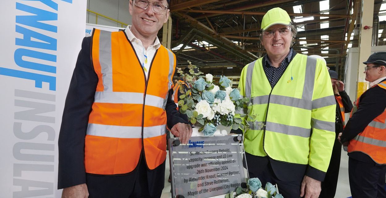 Knauf Insulation Completes £40m+ Upgrade at St Helens Facility