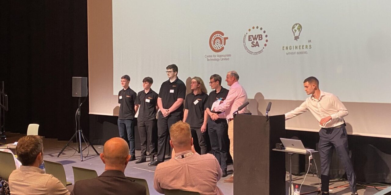 Renishaw apprentices win People’s Prize at Engineers without Borders event