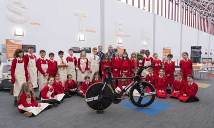 Olympic champions inspire future innovators at Renishaw’s Welsh manufacturing facility