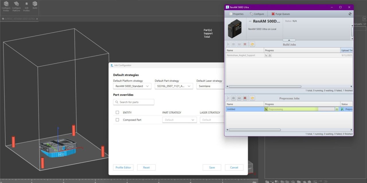 Renishaw launches next-generation Build Processor in partnership with Materialise