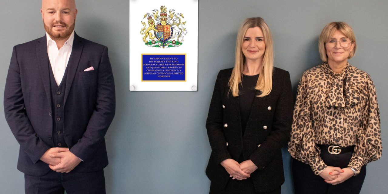 Chemanglia awarded Royal Warrant by His Majesty King Charles III