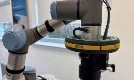 SICK’s End-of-Arm-Safeguard (EOAS) for Universal Robots excites distributors with possibilities for human-robot collaboration
