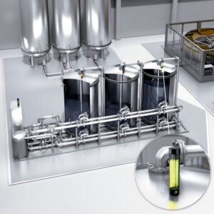 SICK SLT displays fill levels in process tanks
