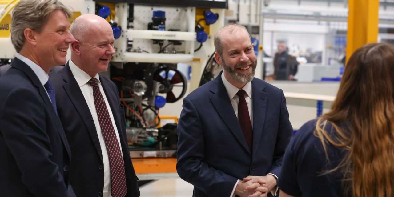 Saab’s advanced UK manufacturing facility opened by Secretary of State