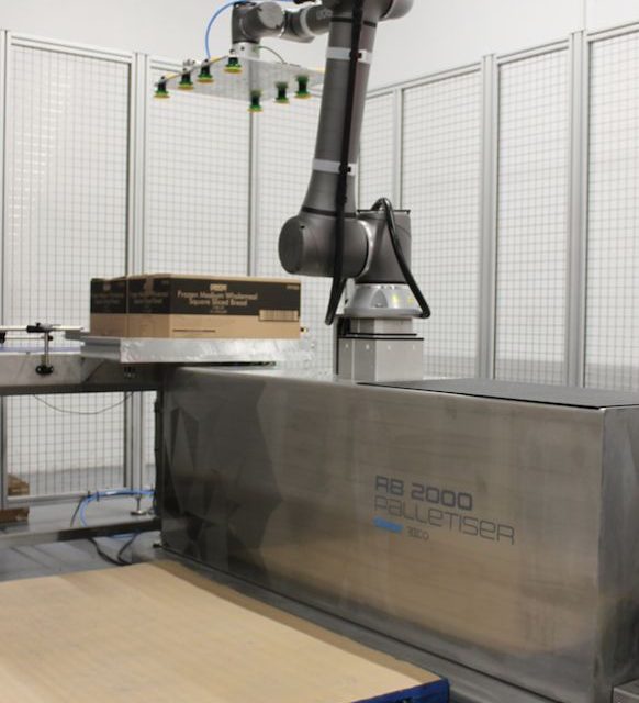 New 20kg payload collab robot levels the playing field between traditional industrial robot & cobot palletising