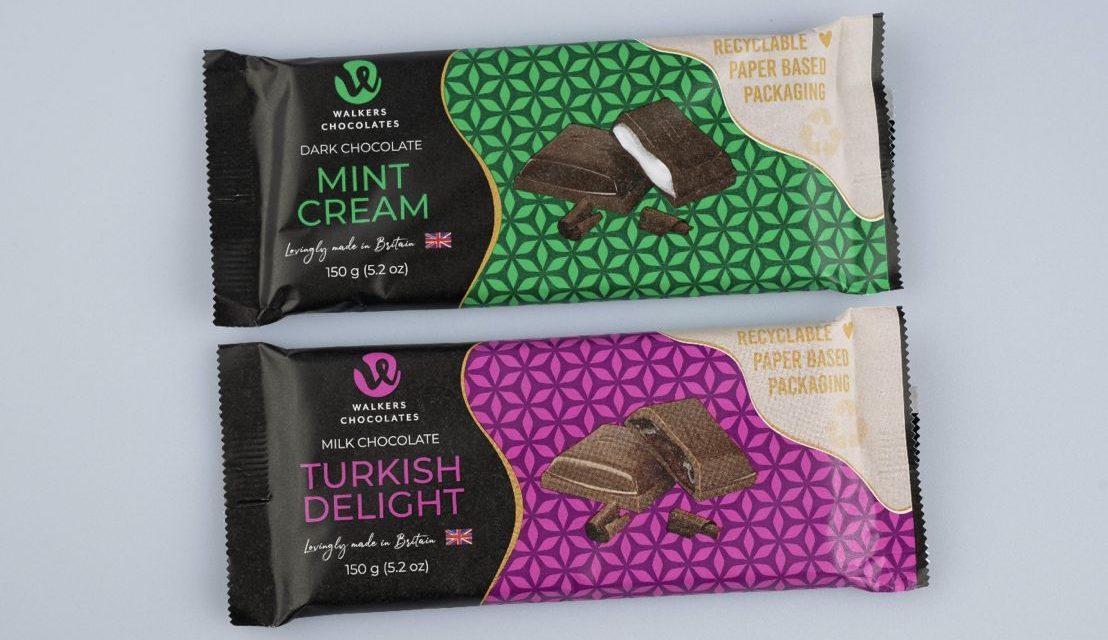Walkers Chocolates switches to innovative new kerbside recyclable paper wrapper