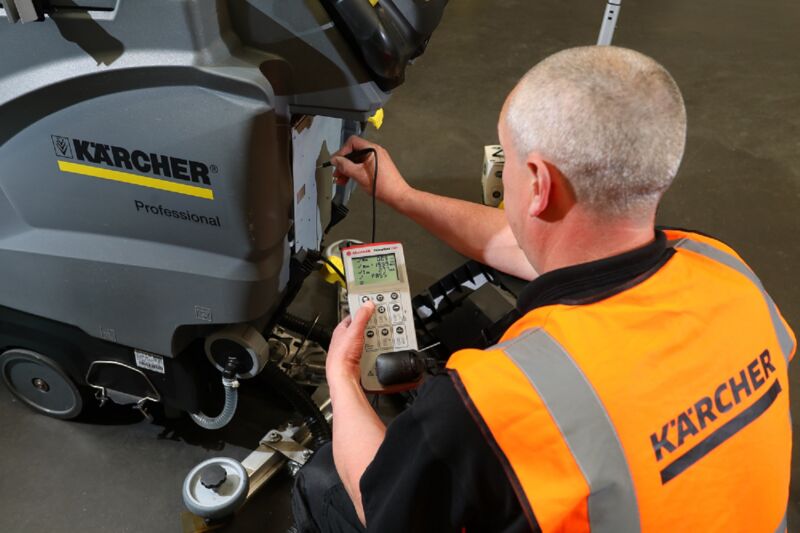 Seaward testers clean up at pressure washer manufacturer