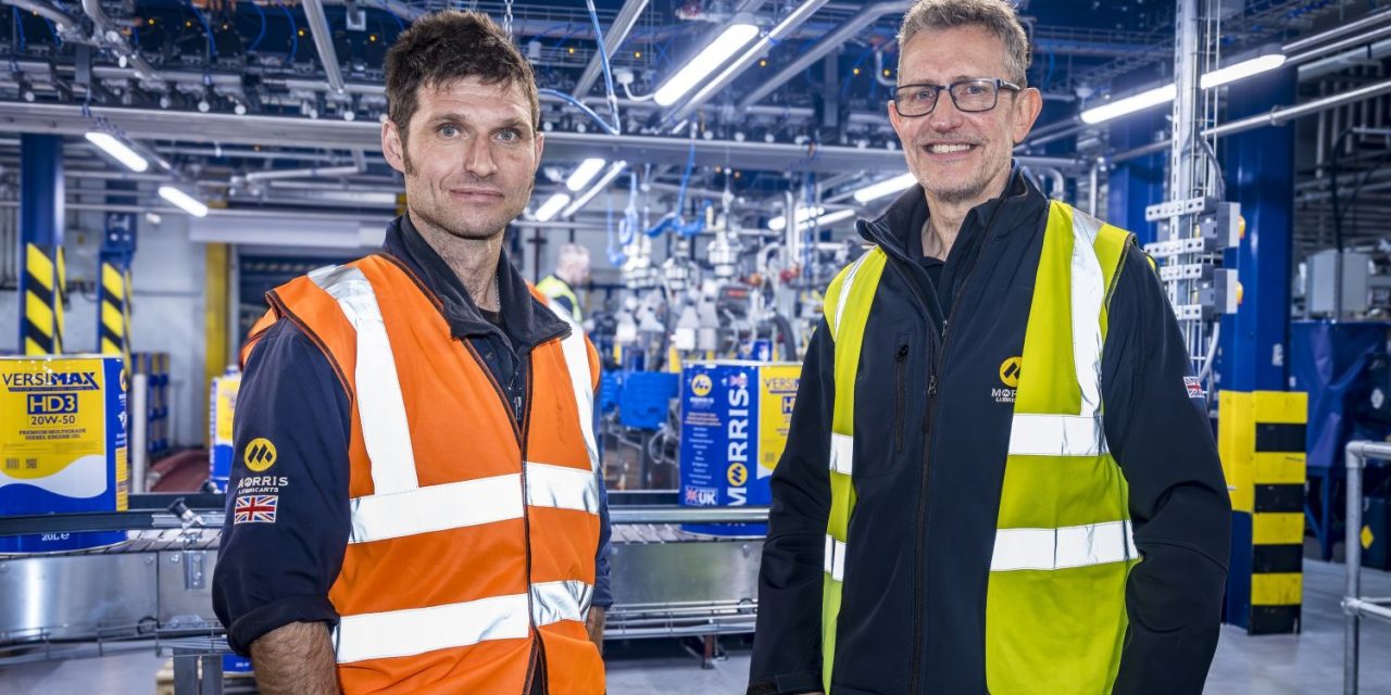 Guy Martin revisits Morris Lubricants’ factory for new video series