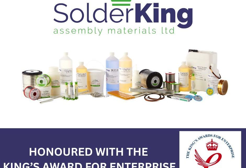 SolderKing Achieves the Prestigious King’s Award for Enterprise in International Trade
