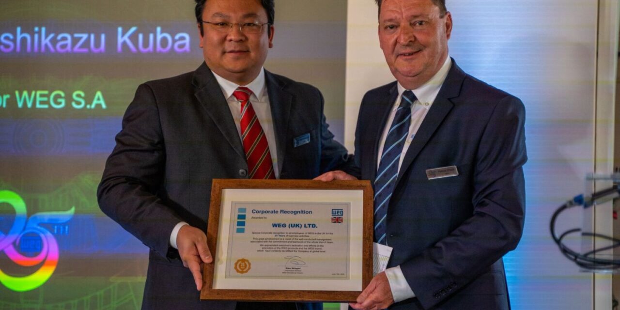 WEG UK celebrates record sales in 25th anniversary year