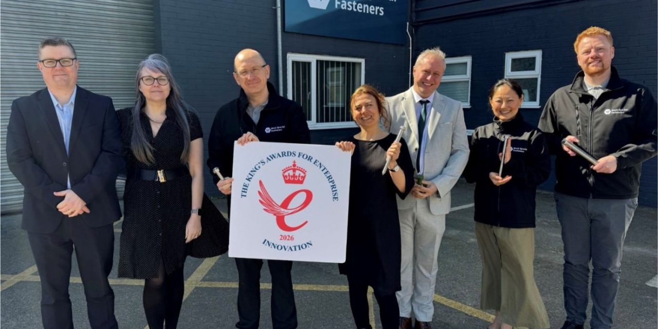 West Special Fasteners crowned with UK’s highest innovation award