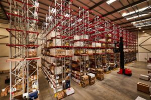 Warehouse and storage is now three times larger by height SML