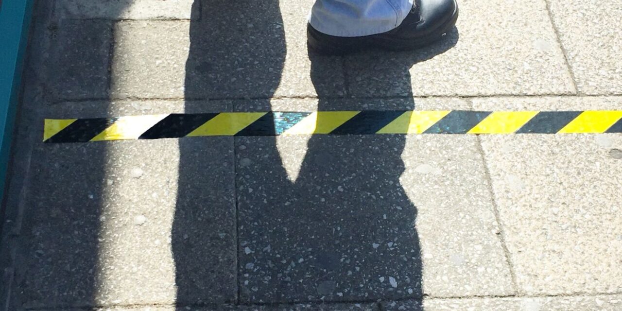 Beaverswood has hazards and restricted area marking safely taped