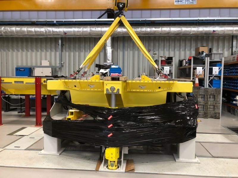 Critical machinery move for advanced automotive technology