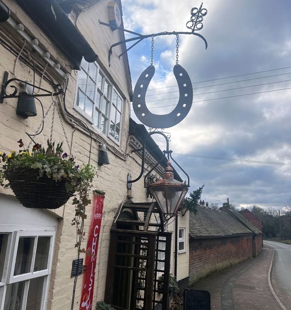 Historic pub strikes it lucky with horseshoe manufacture