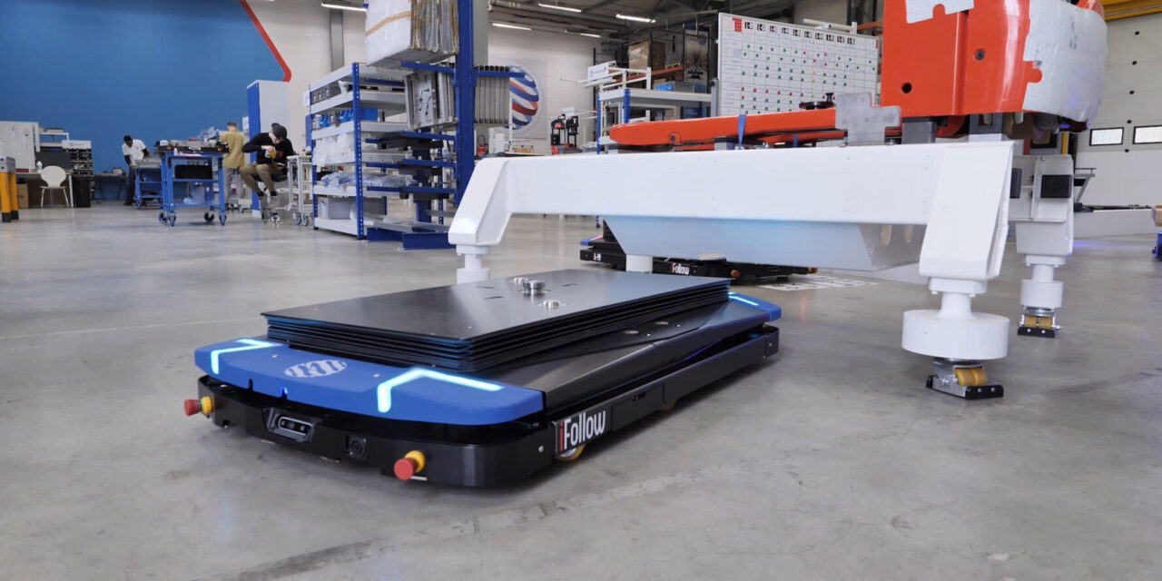 Mobile robots are made for flexible manufacturing